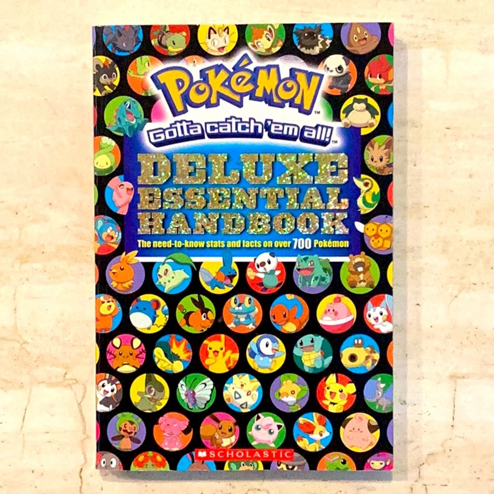 Pokemon Deluxe Essential Handbook Book Stats & Facts Guide 2015 Scholastic